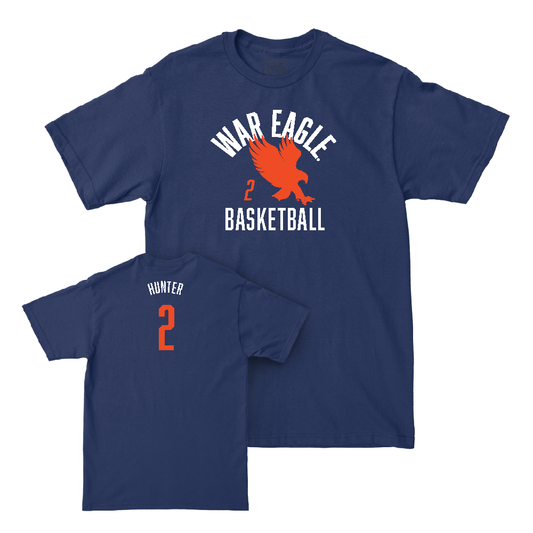 Auburn Women's Basketball Navy War Eagle Tee  - Jordan Hunter