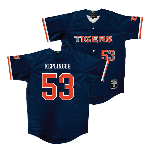 Auburn Baseball Navy Jersey - Konner Keplinger | #53