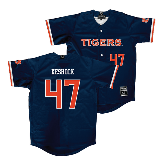 Auburn Baseball Navy Jersey - Cameron Keshock | #47