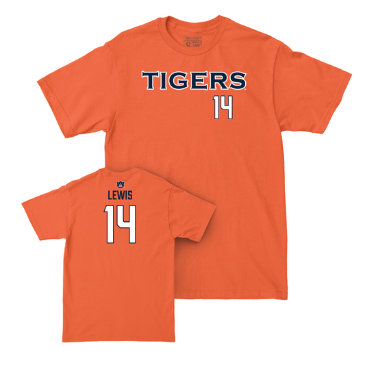 Auburn Football Orange Tigers Tee  - Robert Lewis