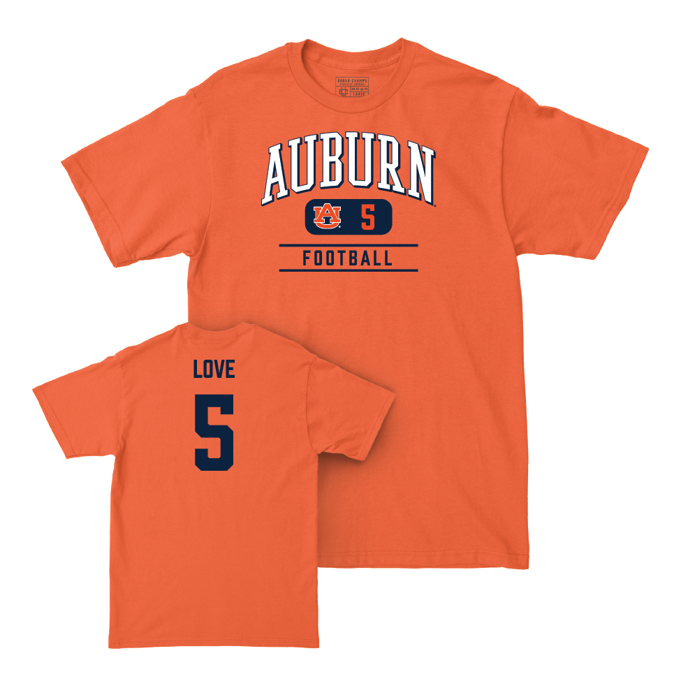 Auburn Football Orange Arch Tee  - Terrance Love