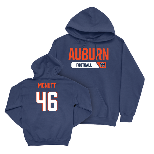 Auburn Football Navy Staple Hoodie  - Keaton McNutt