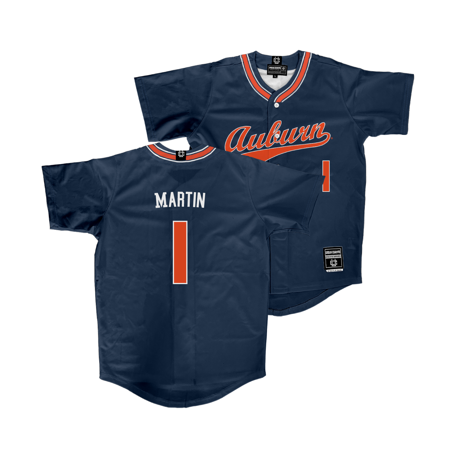 Auburn Softball Navy Jersey  - Thalia Martin