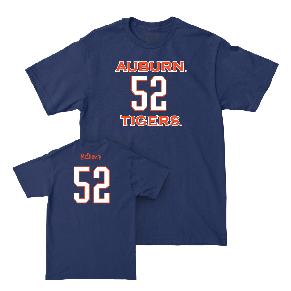 Auburn Football Navy Sideline Tee   - William Grier McDuffie