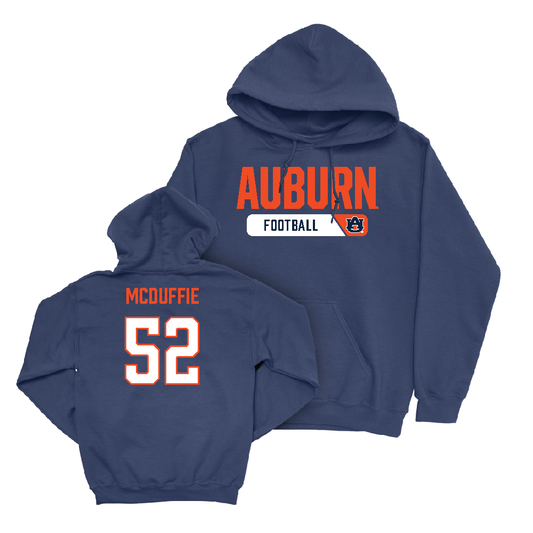 Auburn Football Navy Staple Hoodie   - William Grier McDuffie