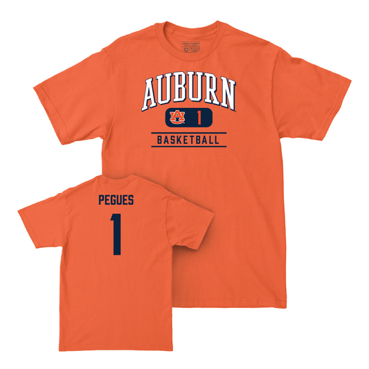 Auburn Men's Basketball Orange Arch Tee   - JP Pegues