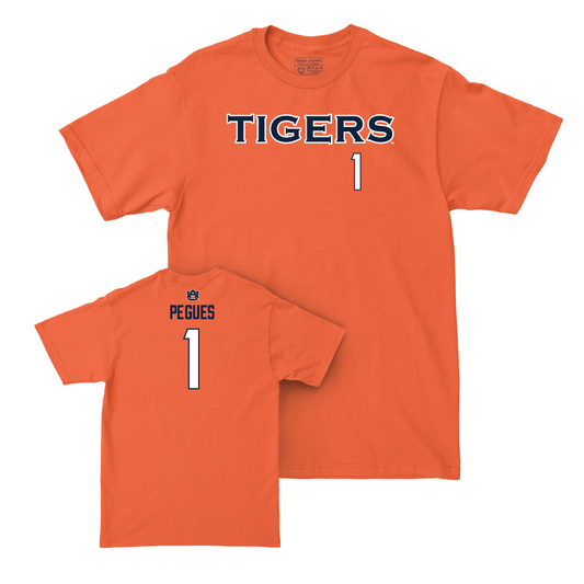 Auburn Men's Basketball Orange Tigers Tee   - JP Pegues