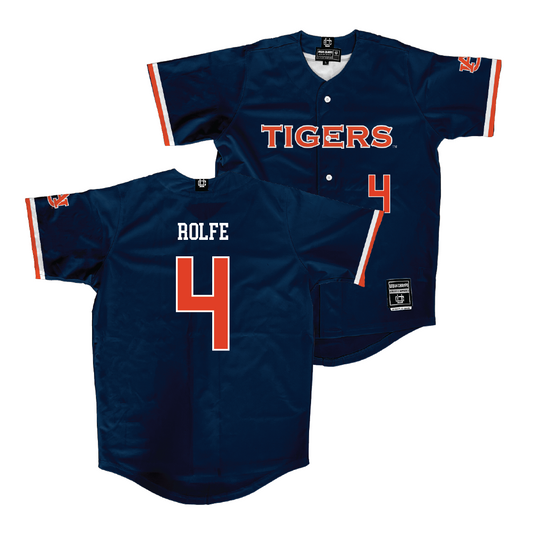 Auburn Softball Navy Jersey - Emmah Rolfe | #4