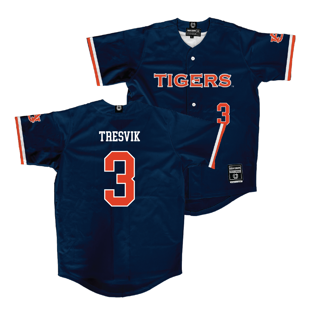 Auburn Softball Navy Jersey - Icess Tresvik | #3