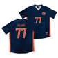 Auburn Women's Soccer Navy Jersey - Mya Williams | #77