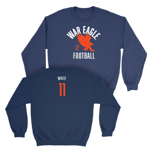 Auburn Football Navy War Eagle Crew   - Walker White