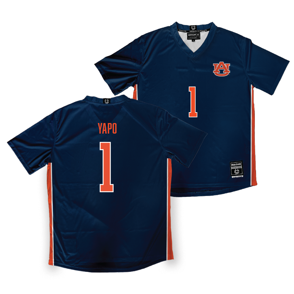 Auburn Women's Soccer Navy Jersey  - Ayana Yapo