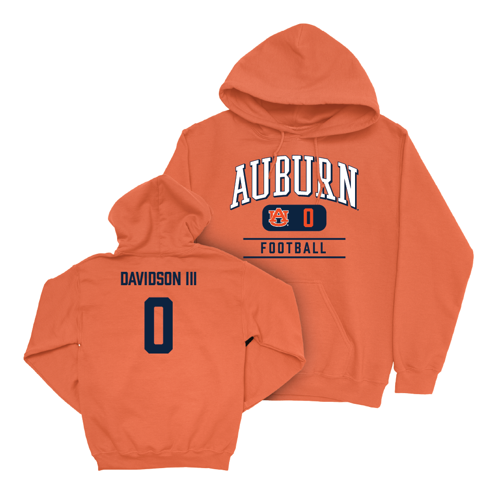 Auburn Football Orange Arch Hoodie   - Hollis Davidson III