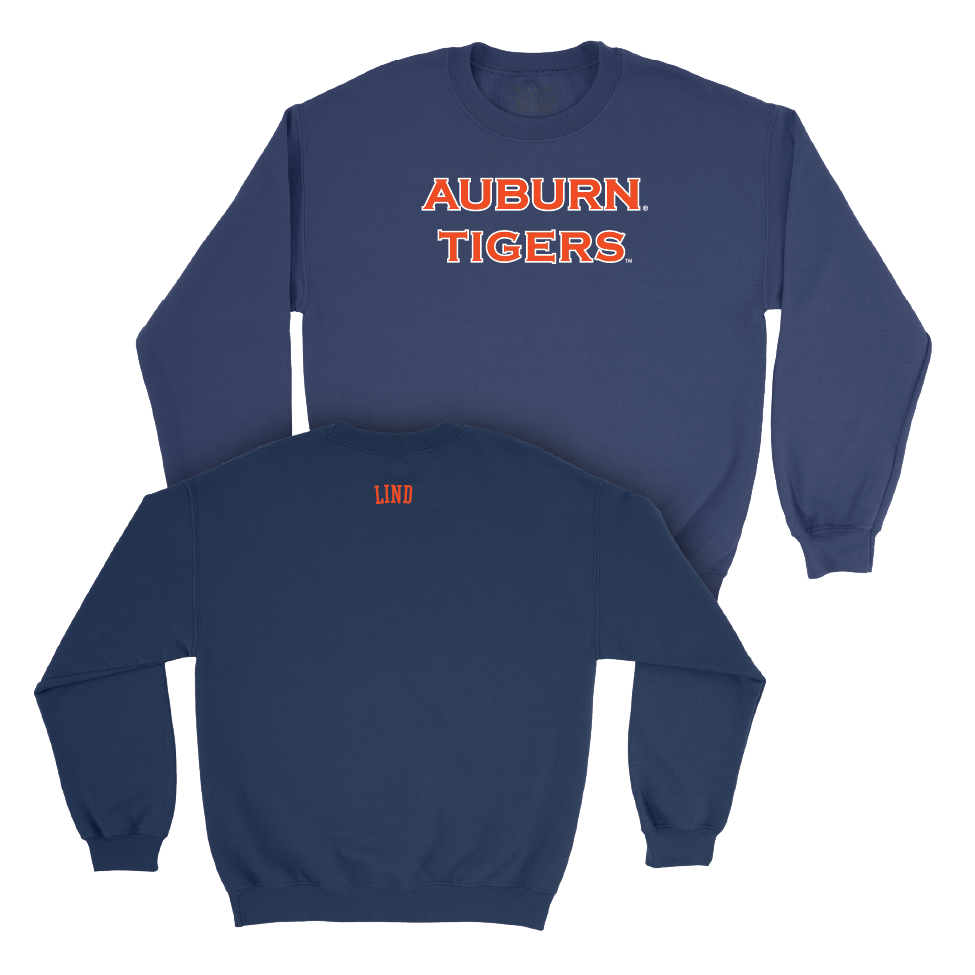 Auburn Women's Track & Field Navy Sideline Crew  - Alvah Lind