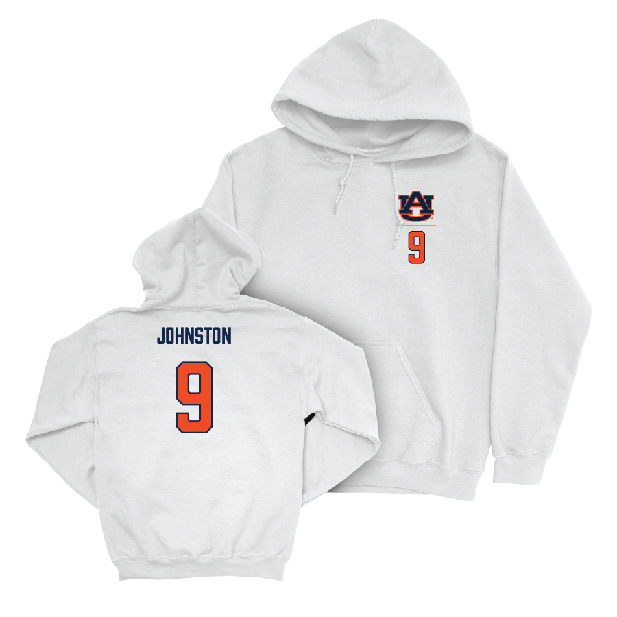 Auburn Baseball White Logo Hoodie   - Jett Johnston