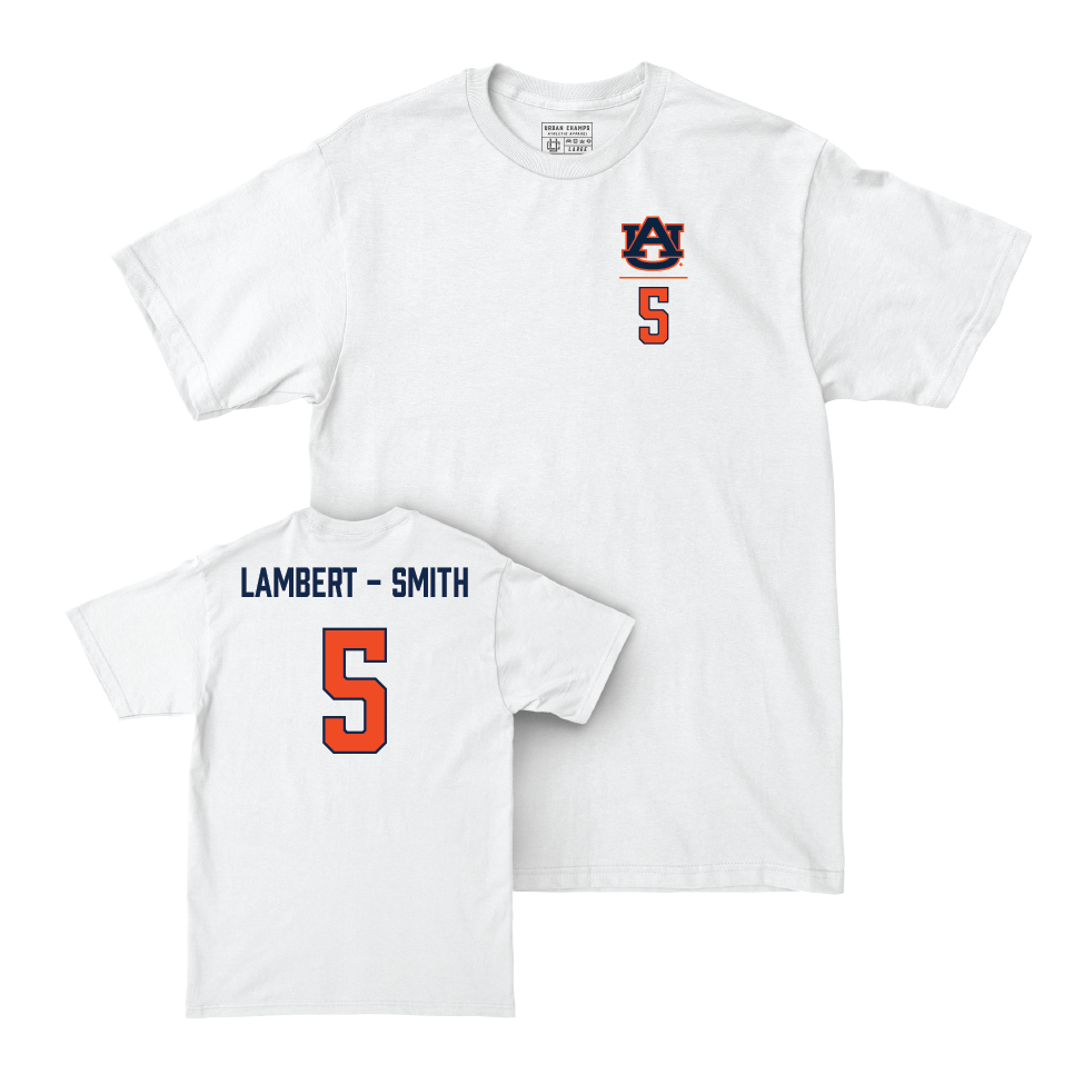 Auburn Football White Logo Comfort Colors Tee  - KeAndre Lambert - Smith