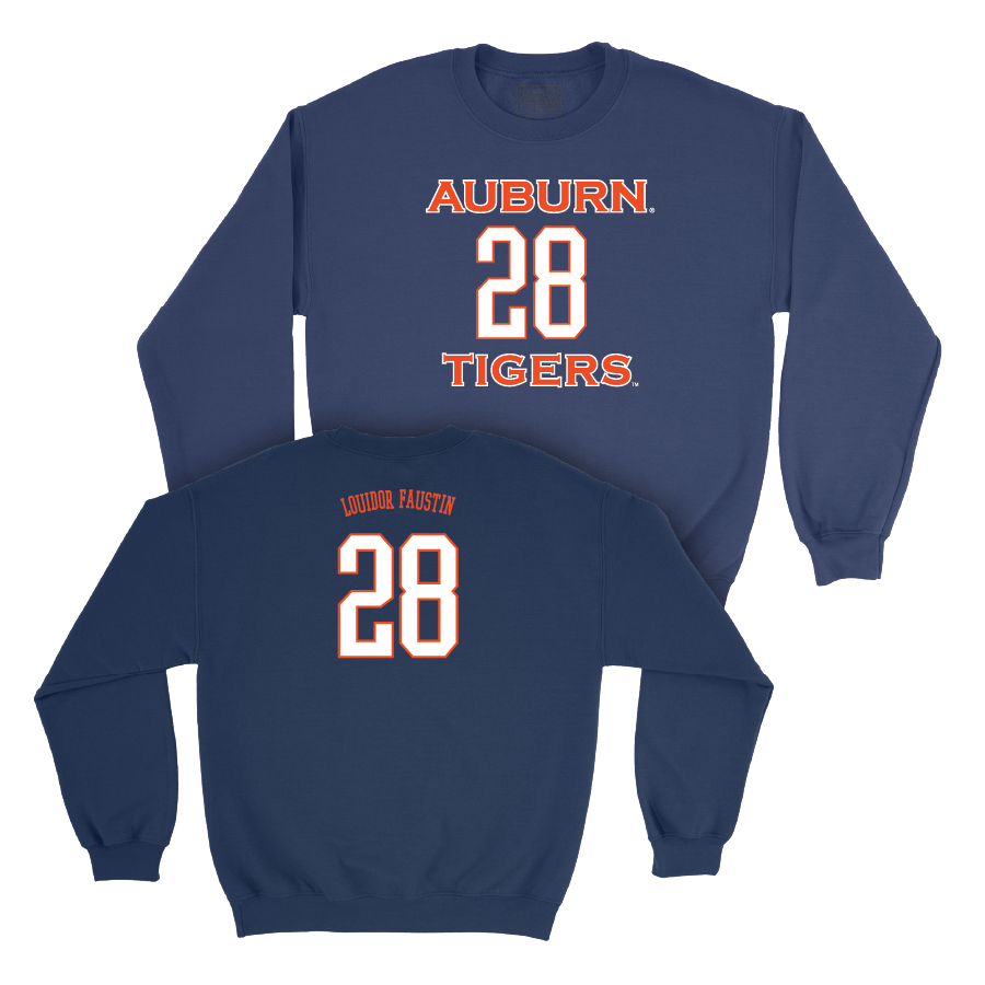 Auburn Football Navy Sideline Tee  - Kensley Louidor Faustin