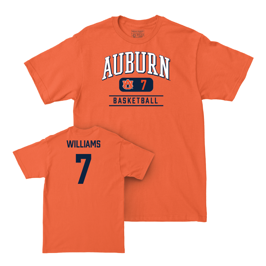 Auburn Men's Basketball Orange Arch Tee   - CJ Williams