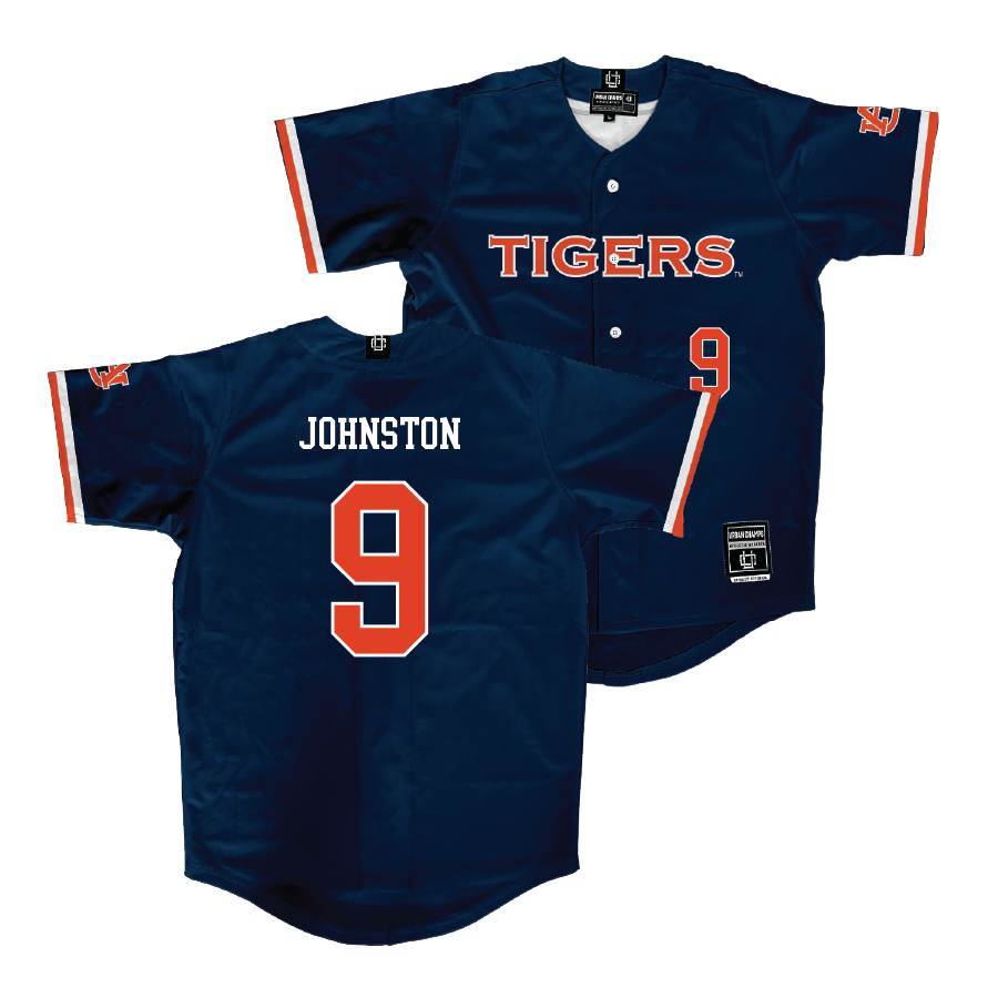 Auburn Baseball Navy Jersey  - Jett Johnston