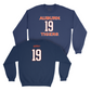 Auburn Softball Navy Sideline Tee    - Blayne Godfrey