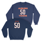 Auburn Baseball Navy Sideline Tee   - Brandon McCraine