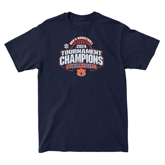 Auburn MBB Conference Tournament Champions T-shirt by Retro Brand